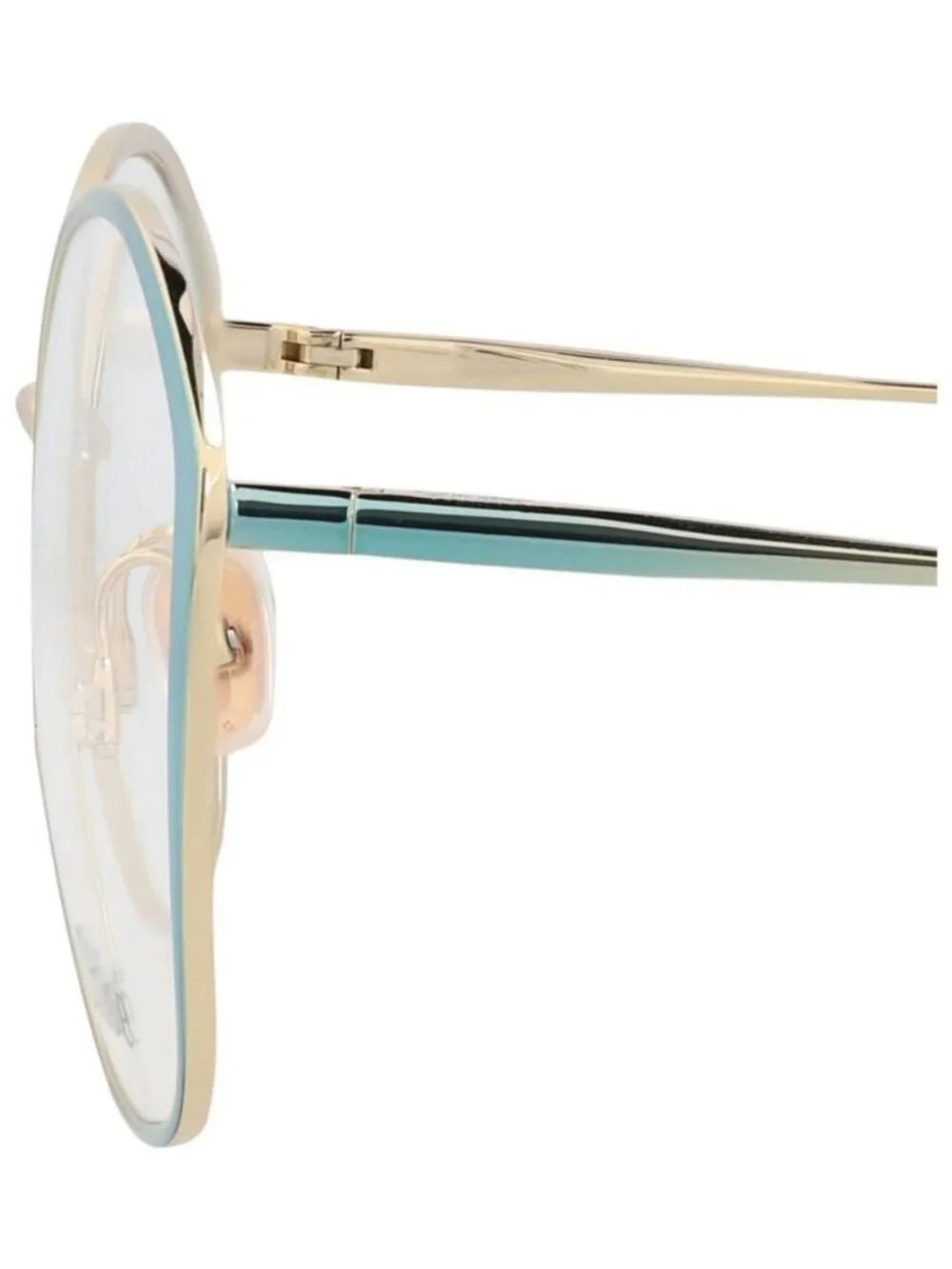 New Chloé Womens Round/Oval Blue Blue Transparent Fashion Designer Eyeglasses